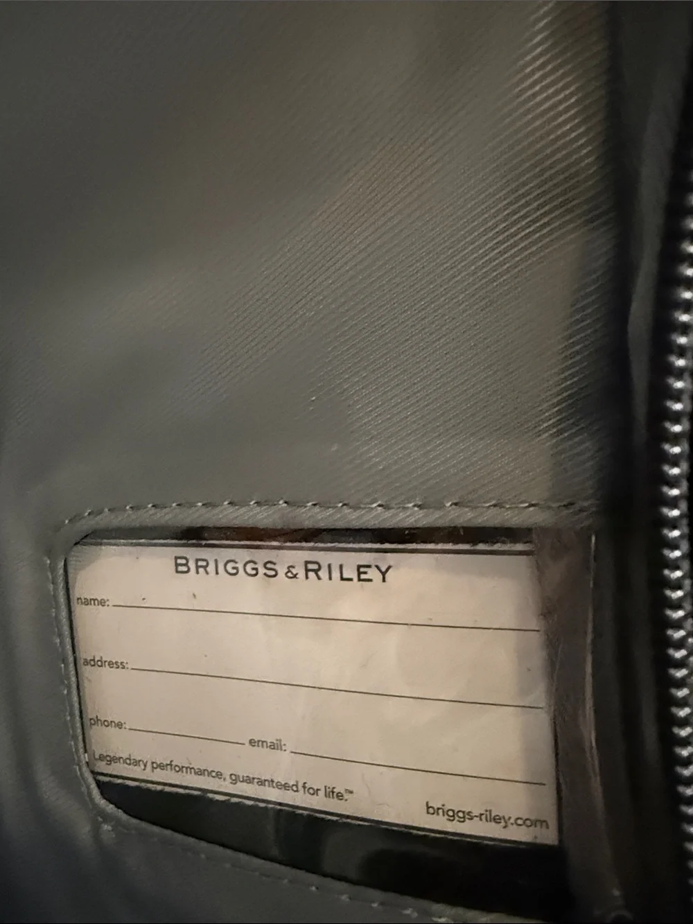 Briggs & Riley Black Rolling Briefcase with Front Pocket